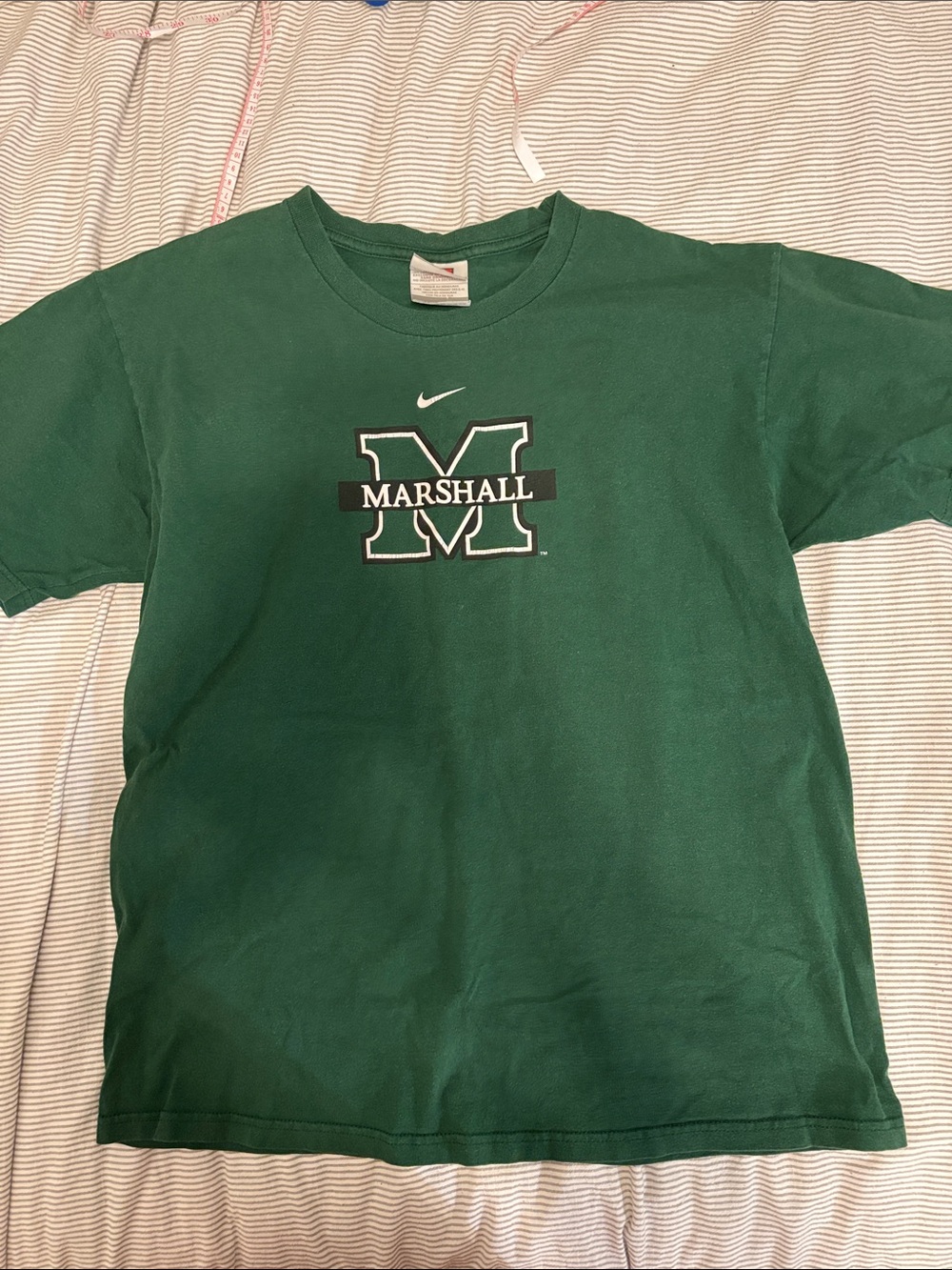 Vintage Nike Green Marshall Logo Tee